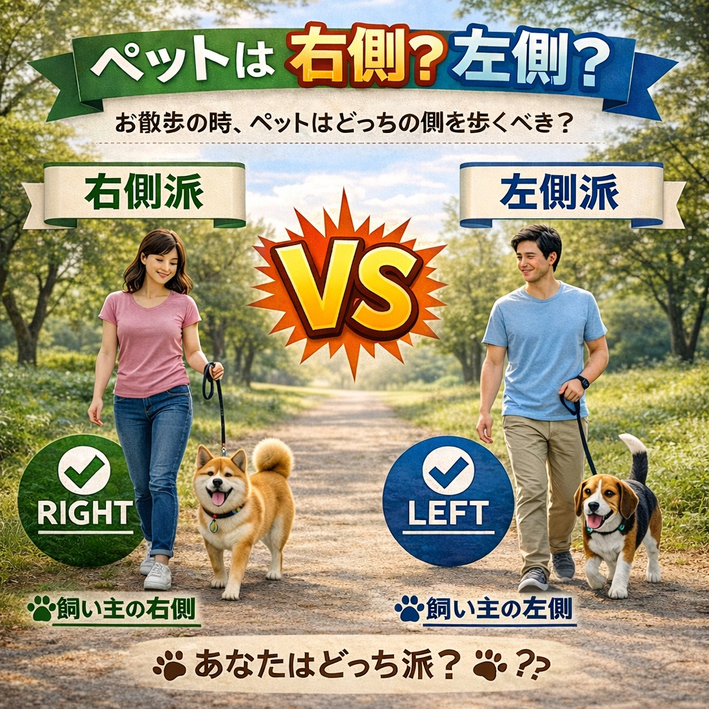 ペットシッターのお世話中、いつも悩むのが散歩中の位置取り!🐾...